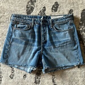Rag And Bone Dre Blue Denim Women's Cutoff Shorts